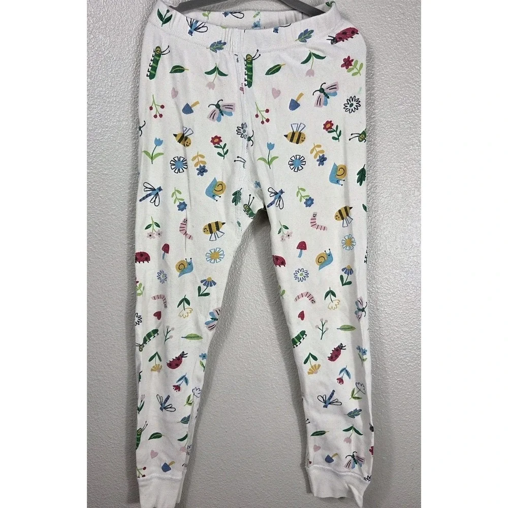 Hanna Andersson Organic Cotton Pajama Bundle Girls‎ 6-7 Unicorn Striped 5...